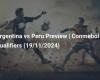 Avance del partido Argentina vs Perú | Eliminatorias Conmebol (19/11/2024)