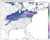 Los modelos de pronóstico insinúan la primera tormenta de nieve en el Atlántico medio