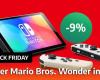 Oferta del Black Friday: la Nintendo Switch OLED con el juego Mario Wonder valorado 18/20 baja de precio, ¡y es raro!