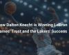 Cómo Dalton Knecht se gana la confianza de LeBron James y contribuye al éxito de los Lakers