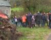 donde los agricultores enojados se reúnen este miércoles en Nièvre