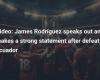 Video: James Rodríguez se pronuncia y hace contundente declaración tras derrota de Ecuador