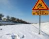 Media Francia en alerta naranja por nieve, hielo y viento el jueves