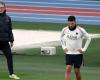 PSG. Gonçalo Ramos y Presnel Kimpembe presentes durante el entrenamiento colectivo, no Nuno Mendes