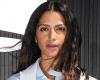 Camila Alves McConaughey se viste de Sra. Claus en el concierto de Mariah Carey