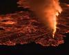 Volcán islandés entra en erupción por séptima vez en un año