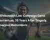 La campaña por la ‘Ley Hillsborough’ cobra impulso: 35 años después de la tragedia, Liverpool recuerda