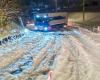 Friburgo bajo la nieve: 90 accidentes y un herido leve