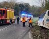 Un autobús que transportaba a estudiantes de secundaria atropellado frontalmente por un coche en Senlis