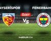 ¡Mira el resumen del partido y los goles del Kayserispor Fenerbahçe! (VÍDEO) ¡Resumen ampliado del Kayserispor Fenerbahçe! ¿Quién marcó los goles, cuántas veces terminó el partido?