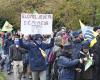 Casi 350 manifestantes se reunieron en Côtes-d’Armor contra la ampliación de una cantera