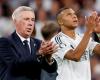 Ancelotti molesto por los debates sobre la salud mental de Mbappé