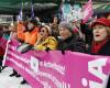 Manifestación contra la violencia contra las mujeres en Berna