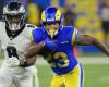 Kyren Williams de los Rams supera a los Eagles para touchdown