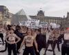 Cien Femen en el Louvre