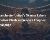 El técnico del Manchester United, Skinner, considera que el partido del Chelsea es el desafío más difícil de Europa