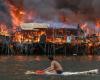 Un incendio arrasa un barrio pobre de Manila y cientos de viviendas resultan afectadas