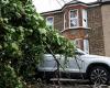 La tormenta Bert continúa sus daños en Gran Bretaña