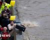 Residentes de Pontypridd enojados después de que la tormenta Bert causara inundaciones