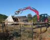 Una construcción ilegal destruida en Poussan.