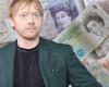 condenado, Rupert Grint debe pagar esta suma loca