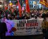 Montreal | Manifestación en apoyo al pueblo palestino en el centro de la ciudad