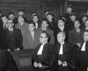 El 1 de diciembre de 1944, los torturadores del 93 de la calle Lauriston en el tribunal.