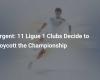 Urgente: 11 clubes de la Ligue 1 deciden boicotear el campeonato