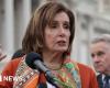 Nancy Pelosi ingresada en el hospital tras sufrir una lesión en un viaje al extranjero