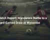 Informe del partido: Los Wanderers luchan por un merecido empate en Wycombe