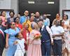 Los residentes de la residencia de ancianos Saint-Paul, Alex, de 69 años, y Eliane, de 78 años, se dijeron “sí” en Cayena.