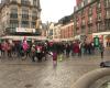 Un centenar de personas se reunieron en Reims.