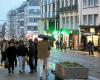 Centro de la ciudad o zona comercial: para las compras navideñas, estos habitantes de Brest han elegido