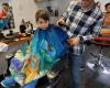 Corte libre: un barbero de Limoilou interpreta a Papá Noel