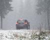 Imágenes de la “tormenta de nieve” que sorprendió a los automovilistas en el este de Francia