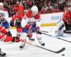 Michael Pezzetta jugó su primer partido con los Canadiens desde el 27 de octubre.