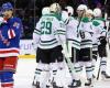 Dallas Stars venció 5-4 a New York Rangers en tiempo extra