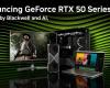 Las nuevas tarjetas gráficas y portátiles GeForce RTX serie 50 con tecnología NVIDIA Blackwell ofrecen capacidades innovadoras de renderizado neuronal e inteligencia artificial a jugadores y creadores