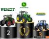 Matriculaciones de tractores agrícolas estándar en 2024: John Deere sigue líder, Fendt segundo.