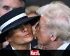 El “beso al aire” de Melania y Donald Trump se convierte en meme en la web y genera revuelo